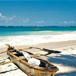 Smukke strande og det altid varme Indiske Ocean på badeferie i Mombasa