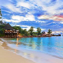 Øriget Seychellerne er pudderhvide strande