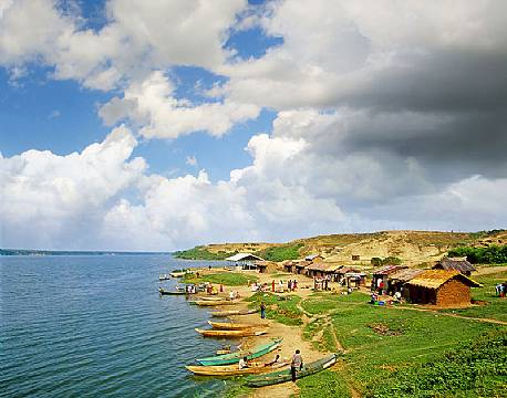 Kazinga Kanalen, Queen Elizabeth N.P, Uganda africa tours