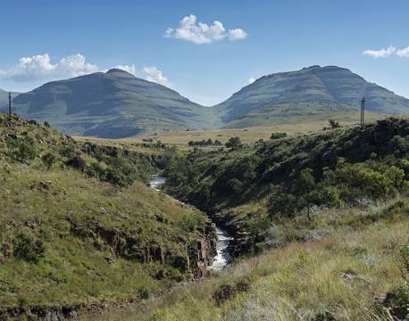 Landskab nær Houdspruit, Panoramaruten, Mpumalanga, Sydafrika africa tours