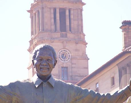 Nelson Mandela statue, Pretoria, Sydafrika africa tours