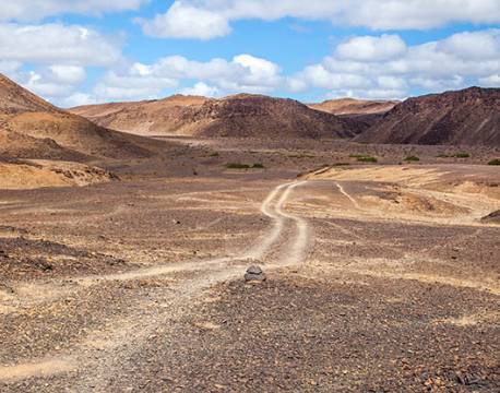 Landskab Damaraland, Namibia africa tours