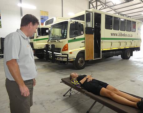 Vores blogger Maja prøver feltsengen inklusiv madrassen