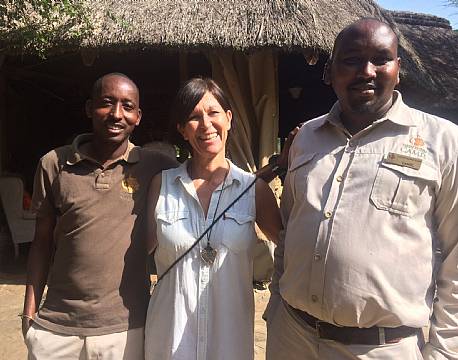 2 af vore guider Duncan Pesi og Daniel Mako