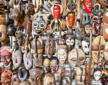 Maske marked, Nairobi, Kenya africa tours