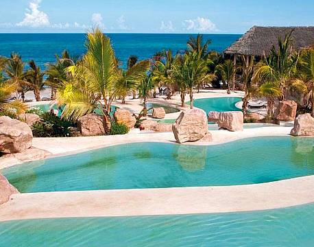 Swahili Beach Resort, Mombasa, Det Indiske Ocean kenyakysten africa tours