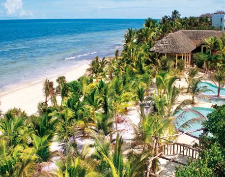 Swahili Beach Resort, Mombasa, Det Indiske Ocean kenyakysten africa tours