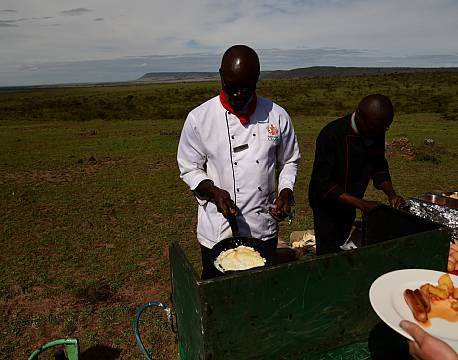 madlavning på savannen africa tours