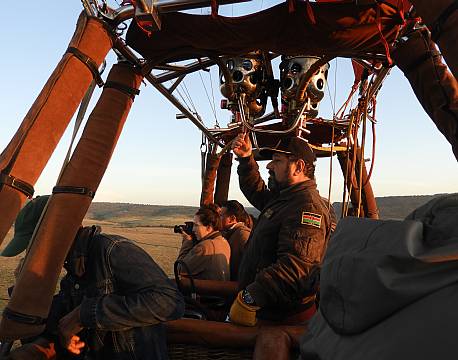 ballonsafari over savannen africa tours