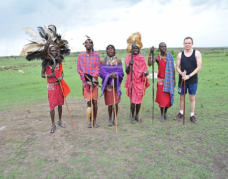mød masaier i afrika africa tours