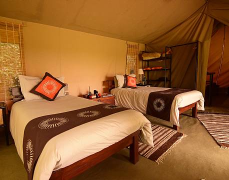 afrika indkvartering telt africa tours