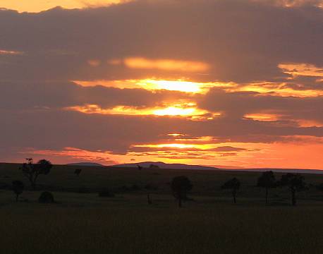 solnedgang himmel africa tours