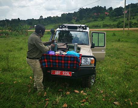 middag på safaribil africa tours