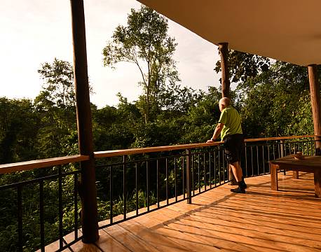 udsigt til junglen indkvartering africa tours