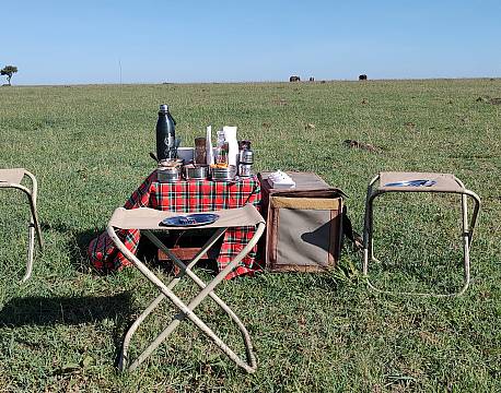 frokost på savannen safari africa tours