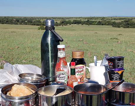 karen blixen camp middag på savannen africa tours