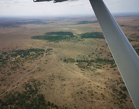 flytur over savannen udsigt africa tours