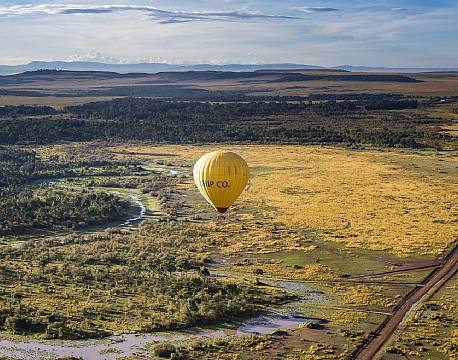 ballon over savannen kenya africa tours