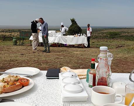 safari middag på savannen africa tours