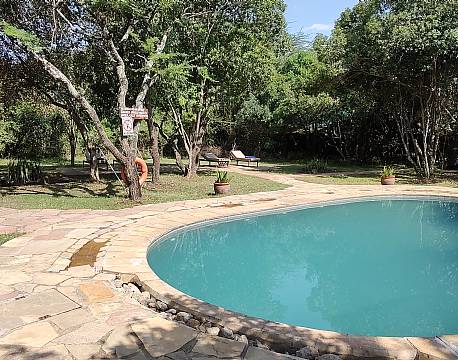 Pool Karen Blixen Camp africa tours