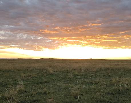 Solopgang på savannen safari africa tours