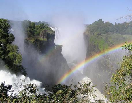 Udsigt over Victoria Falls zimbabwe africa tours