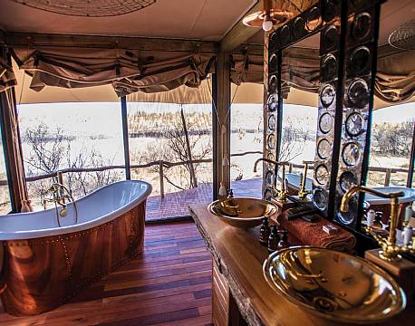 Indkvartering Somalisa Safari Camp Hwange zimbabwe 4 africa tours