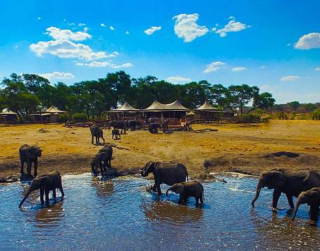 Indkvartering Somalisa Safari Camp Hwange zimbabwe 1 africa tours