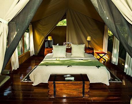 Et af de smukke safari telte