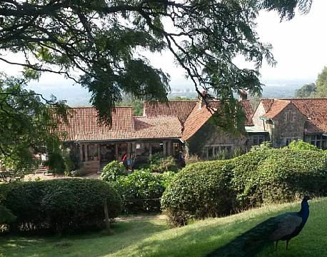 Dejlige Aberdare Country Club, der oser af engelsk kolonitidsatomosfære midt i et utrolig smukt landskab