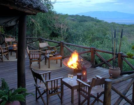 Udsigten kan alene eller i fællesskab med flere på Kirurumu Camp, Tanzania 1 africa tours