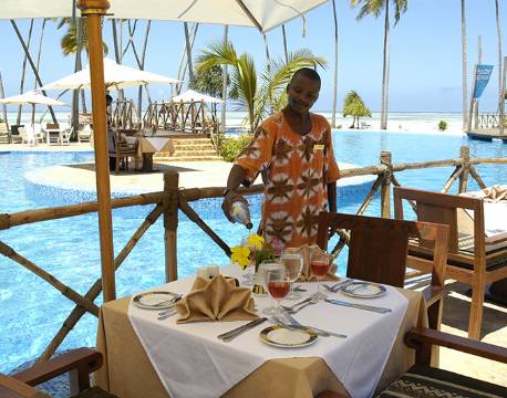 Servicen er i top på Ocean Paradise Resort, Zanzibar, Det Indiske Ocean 6 africa tours