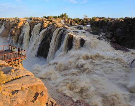 Udsigt over Augrabies falls i Sydafrika africa tours