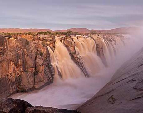Udsigt over Augrabies vandfaldene i Sydafrika africa tours