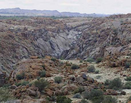 Udsigt over Augrabies park i Sydafrika africa tours