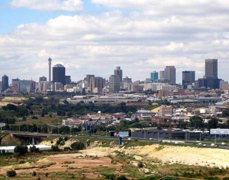 Udsigt over Johannesburg i Sydafrika africa tours
