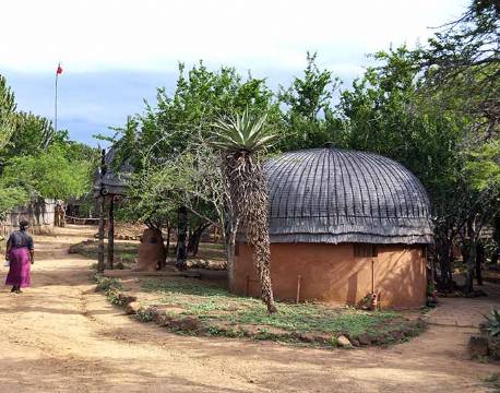 Landsby i Zululand, Sydafrika africa tours