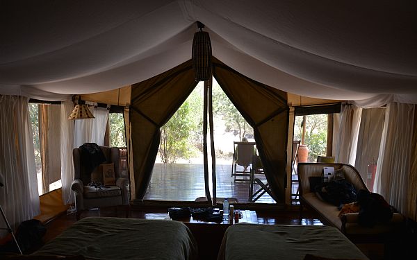 Karen Blixen Camp - en perle ved Mara-floden i Kenya