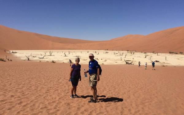 Fra rejseleder Nicolai p Great Trek - gennem Namibia til Cape Town