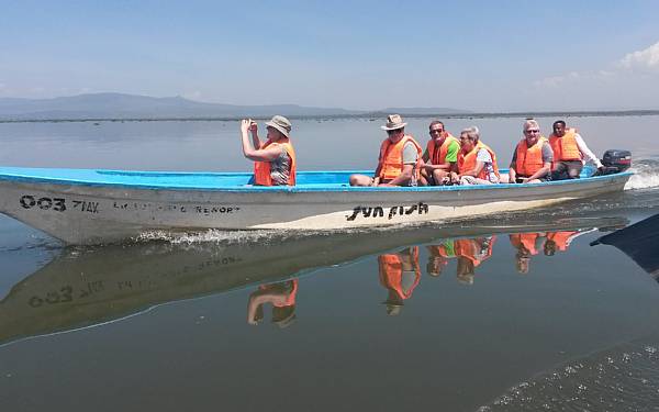 Fra rejseleder Carsten p Kenya Drmme Safari ved Naivasha og Aberdare