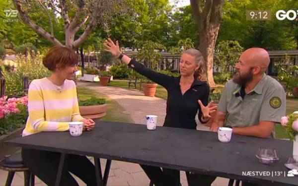 Vore rejseledere Helle Olsen og Uri Golman i TV2 GoMorgen Danmark