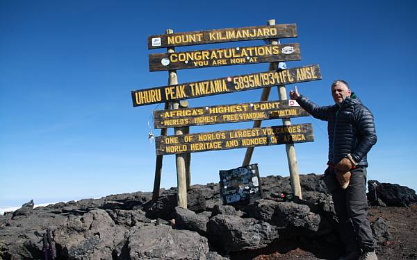 Kilimanjaro -  p toppen af Afrikas Tag
