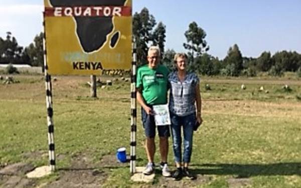 Fra rejseleder Geoffrey p privat safari med familien Svendsen