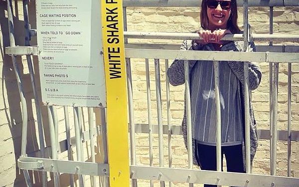 Ansigt til ansigt med Sydafrikas hvide haj