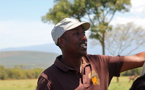 P privat safari med Geoffrey Sendeu