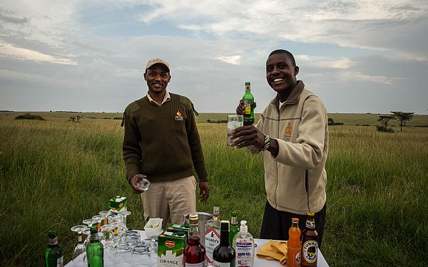 Fra rejseleder Geoffrey p privat safari med familien Rubk 01.04.2017 