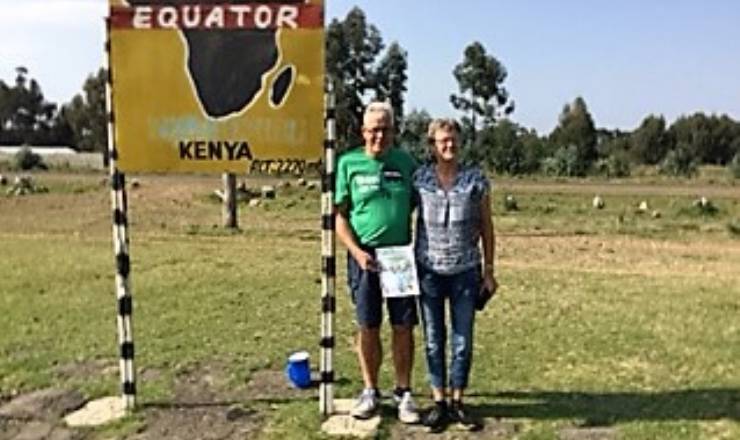 Fra rejseleder Geoffrey p privat safari med familien Svendsen