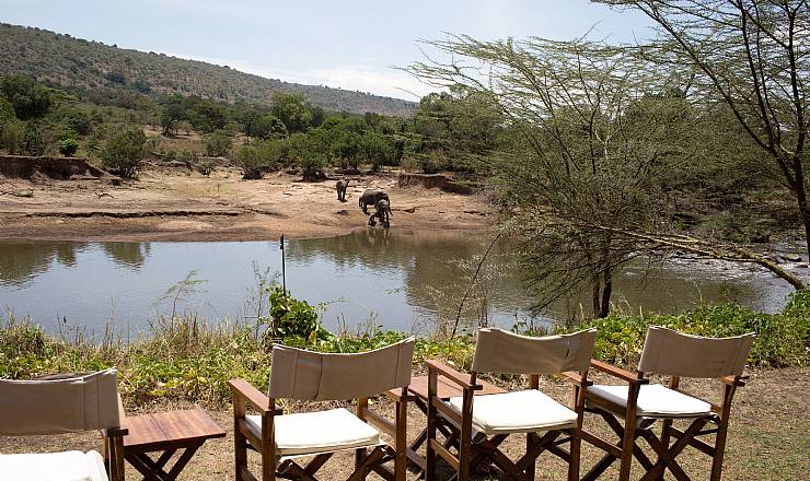 Safari p Karen Blixen Camp og Zanzibar